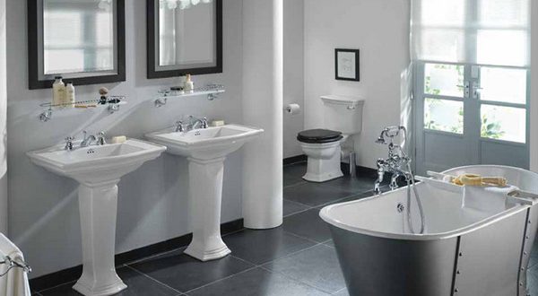 Pictures of bathroom sets for villas, palaces and large and luxurious apartments