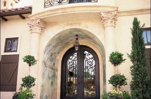 Pictures of entrances to homes and entrance homes of luxury villas and apartments