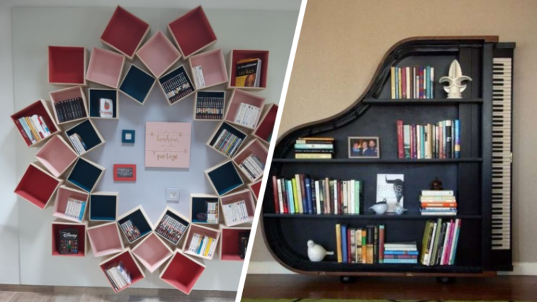 10 original ideas for storing books