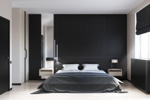 Modern bedroom decor and Turkish bedrooms in white and black