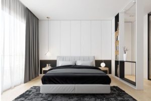 Modern bedroom decor and Turkish bedrooms in white and black