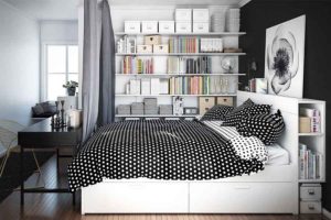 Modern bedroom decor and Turkish bedrooms in white and black
