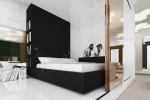 Modern bedroom decor and Turkish bedrooms in white and black