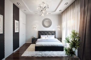 Modern bedroom decor and Turkish bedrooms in white and black