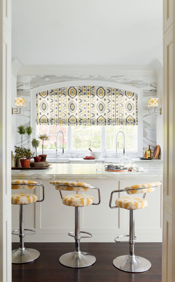 Colorful Kitchen Curtains 1 Add vitality to kitchen design in creative ways