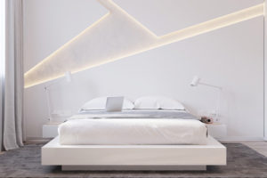 Modern bedroom decorations with a simple and modern design
