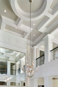 Decorations for gypsum ceilings and gypsum board for suspended ceiling