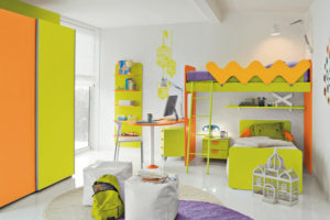 Children's rooms with attractive décor and colors