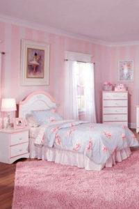 Classic girls bedroom design