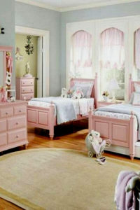 Girls room designs with two beds