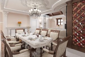 Designs of dining rooms and dining rooms