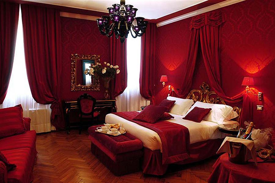 Modern bedroom designs and bedrooms in red