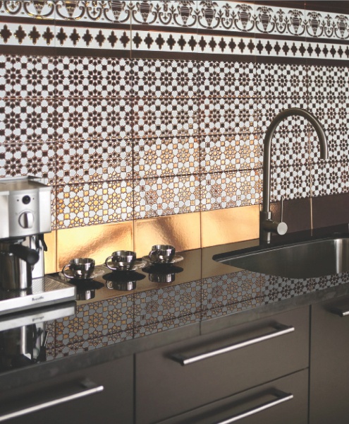Kitchen Wall Tiles Patterned 5 unique ideas for decorating your kitchen walls
