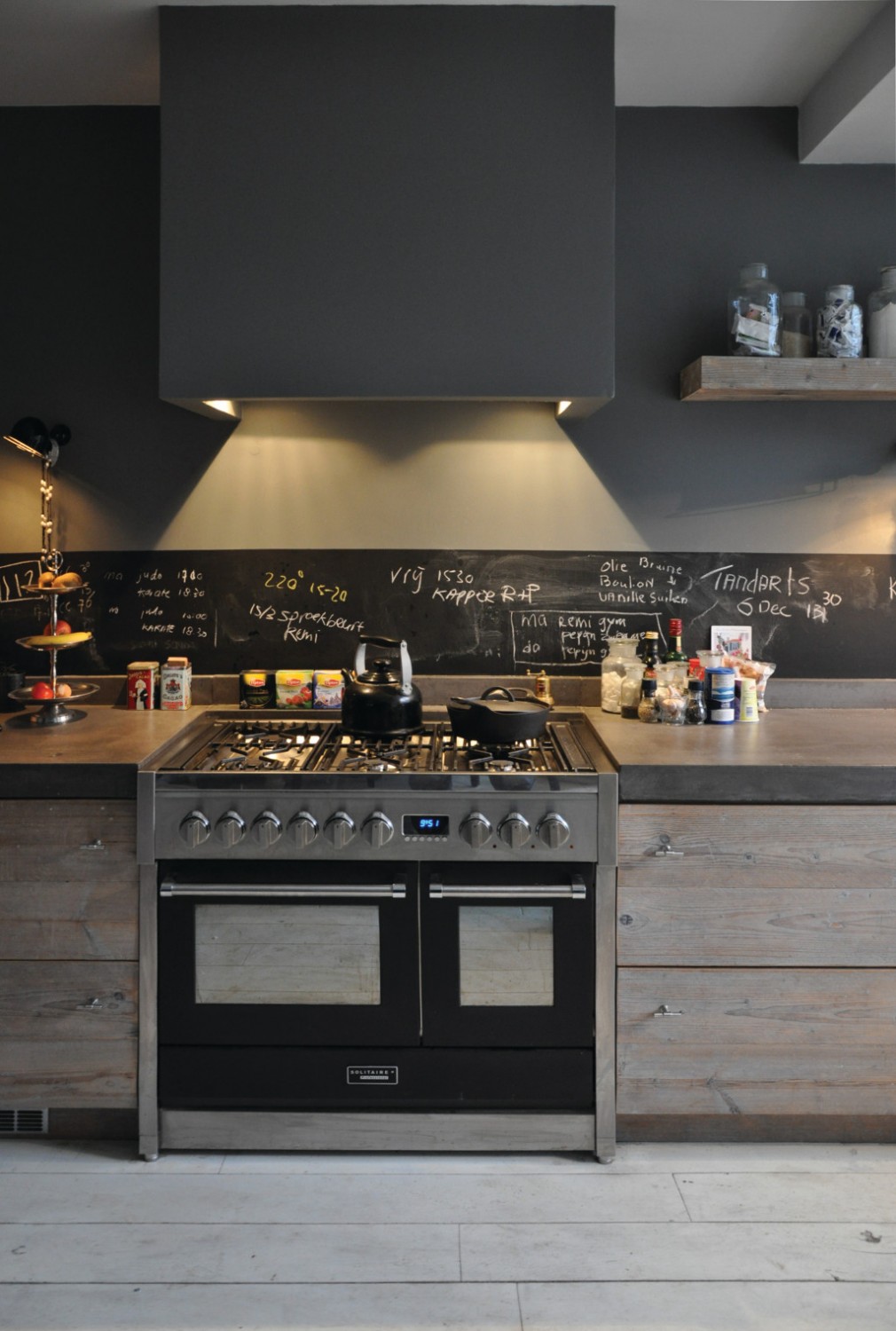 Chalkboard Kitchen Wall 2 1010x1500 5 distinct ideas for decorating your kitchen walls