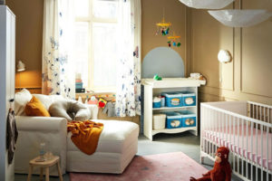 Newborn baby bedroom design from IKEA kids bedroom designs