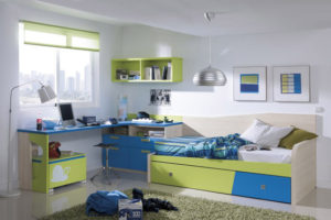 Children's bedrooms are signed by IKEA and with a modern design