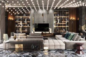 Luxurious living room and living room designs