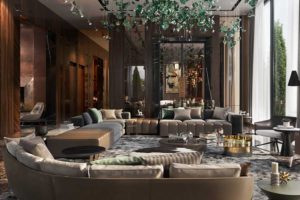 Luxurious living room and living room designs