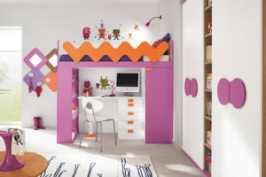Girls rooms in dazzling colors