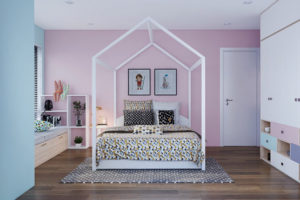Modern girls' bedrooms