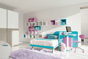 Modern girls room with a modern and modern decor design