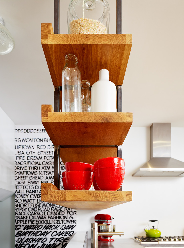 Hanging Kitchen Shelves 5 A Hanging Shelves .. Distinguished decor and additional storage space in the kitchen