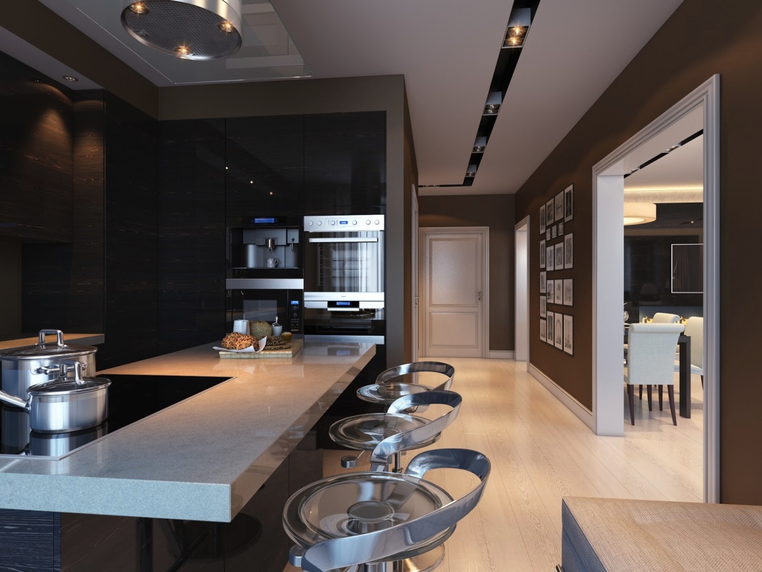 % name Black elegance and elegance in modern and classic kitchen designs