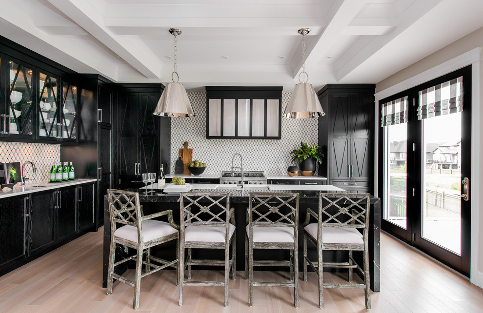 Black Kitchen 11 The elegance and splendor of black in modern and classic kitchen designs