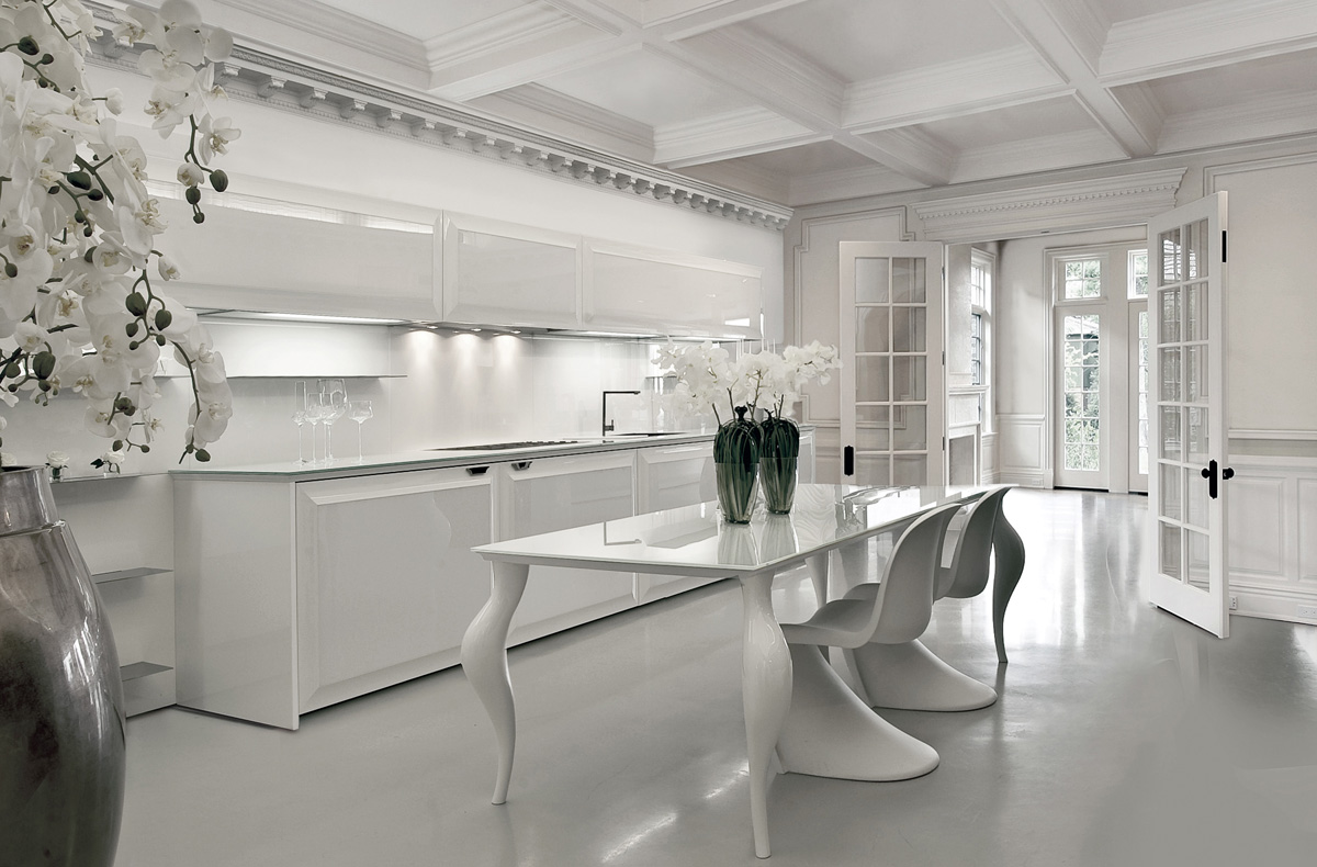 Luxurious modern kitchen 2 modern and luxurious in 10 modern kitchens with Italian designs
