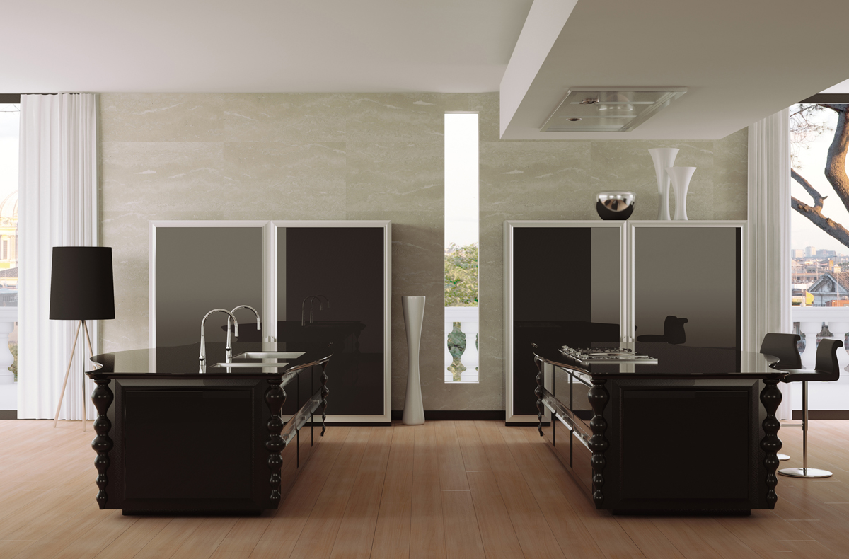 Luxurious modern kitchen 9 modern and luxurious in 10 modern kitchens with Italian designs