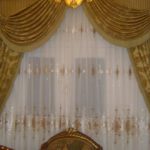 Classic curtains for reception, salons and lounges