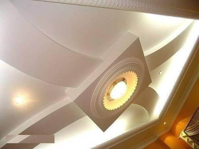 Pictures of gypsum shapes of ceilings, rooms and halls (1)