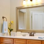 Modern bathroom mirrors with modern shapes and designs 2017