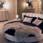 Photo bedrooms modern luxury circular bed