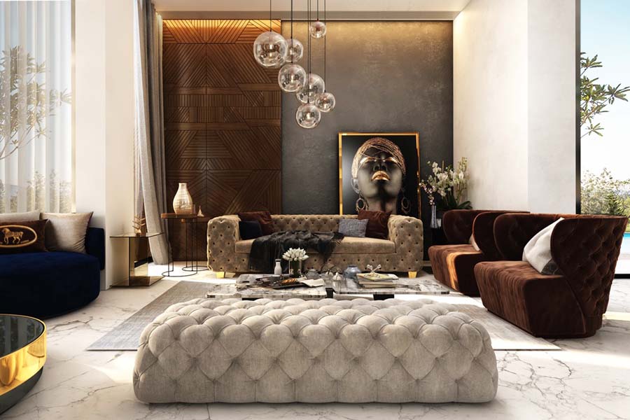 Luxurious living rooms and living rooms decor