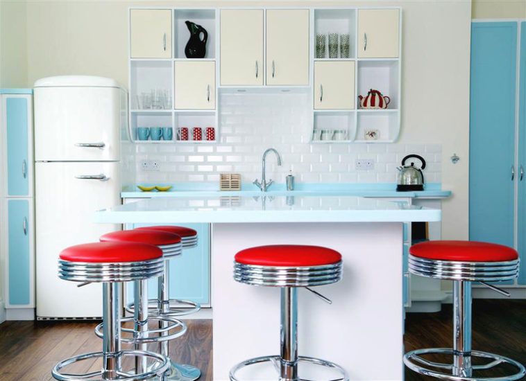 Retro kitchen - a selection of the most stylish interiors