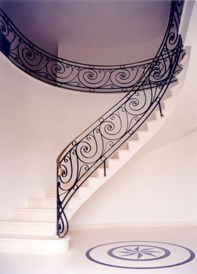 Iron Staircase Railing (1)