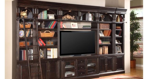 Modern TV library pictures with luxurious decorations for libraries