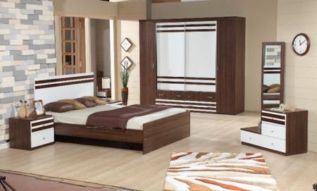 Bedrooms with distinctive shapes