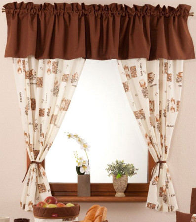 The most luxurious kitchen curtains