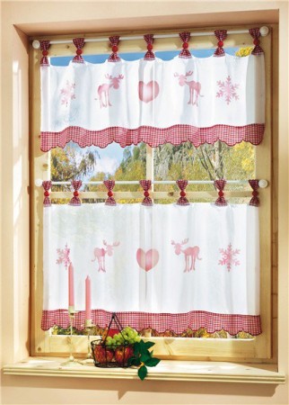 Chic kitchen curtains