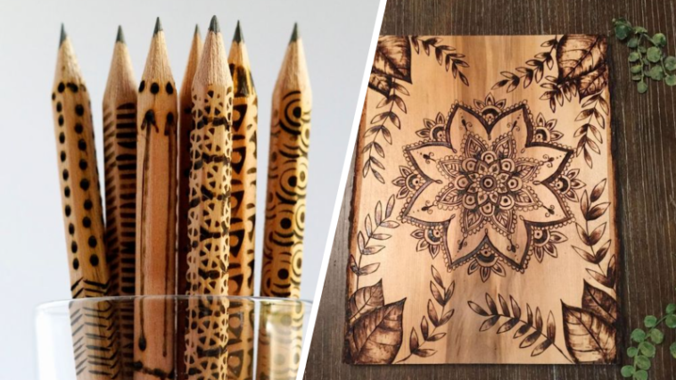 7 examples of original creations made in pyrography