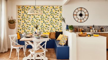 10 ideas for arranging the dining area in the kitchen