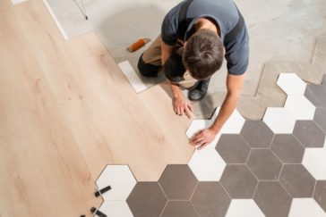 6 before / after photos of interior work