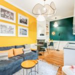 Colorful makeover for this converted 2-room apartment at a low price